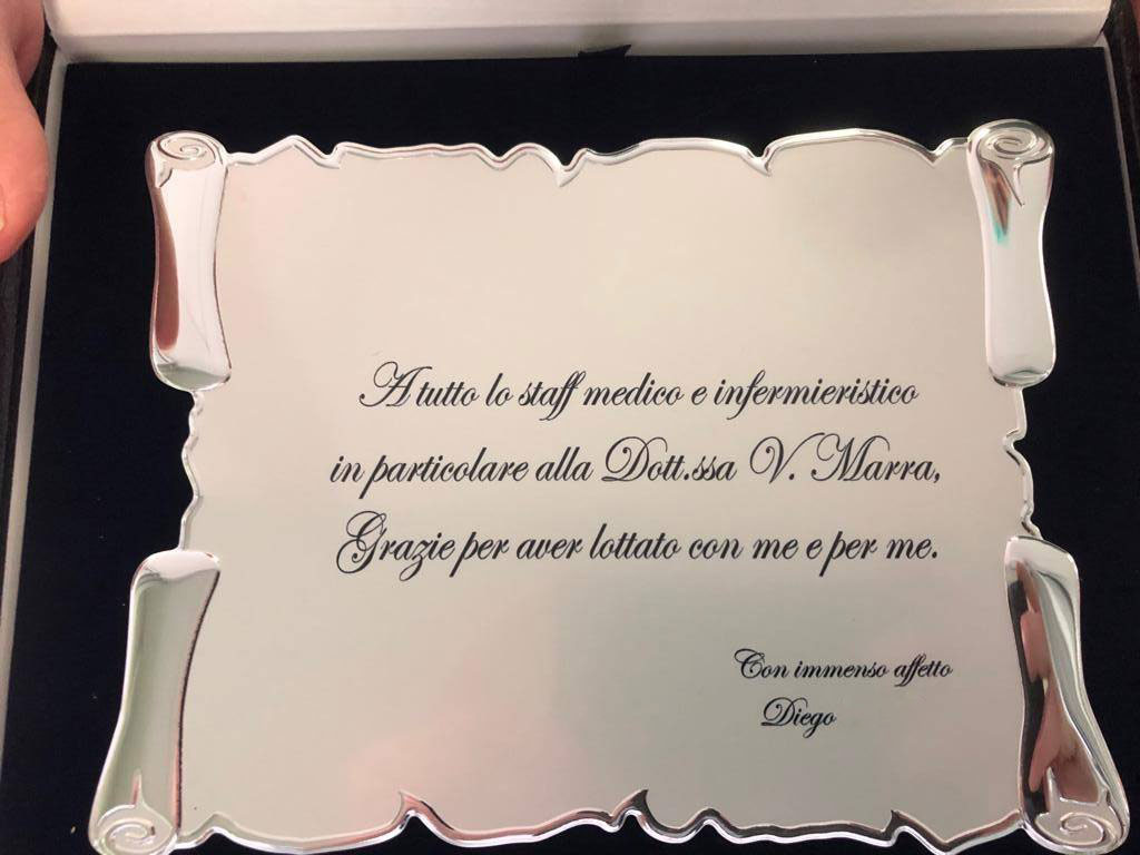 Ringraziamento Dei Genitori Di Diego